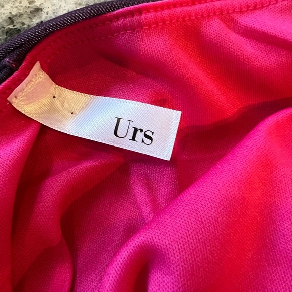 Urs Ombre Pink Midi Slip Pink Midi Dresses Size S - Picture 2 of 6